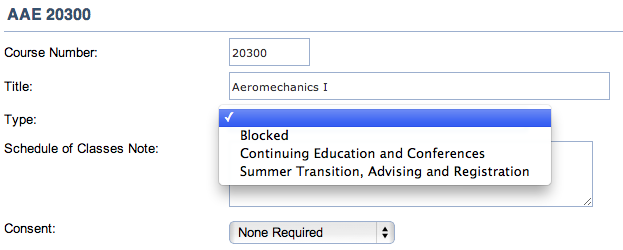 Course Types