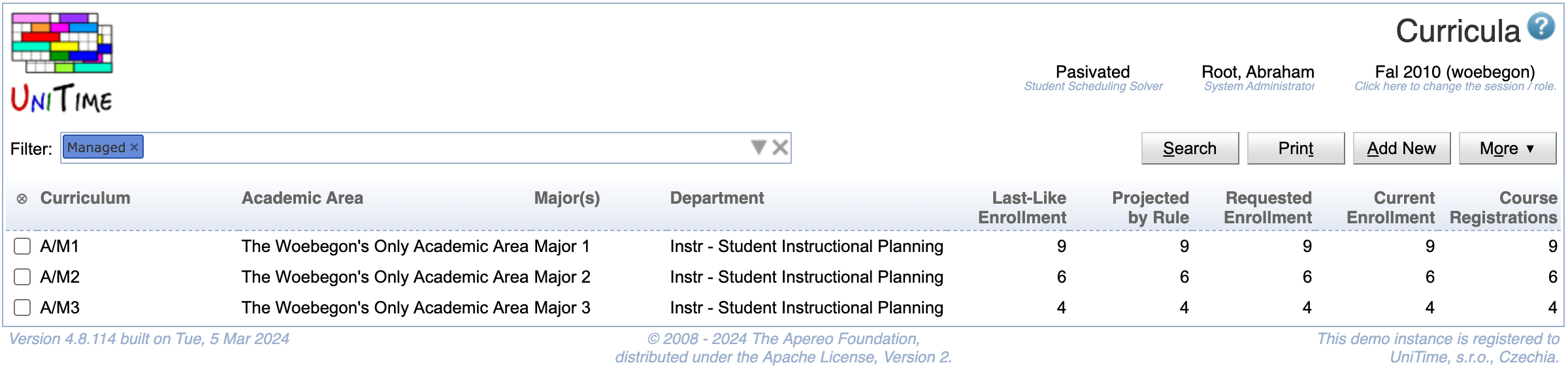 Curricula