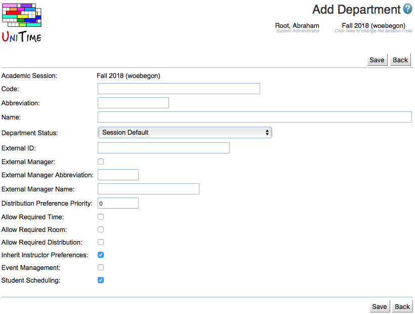 Administrative User Manual