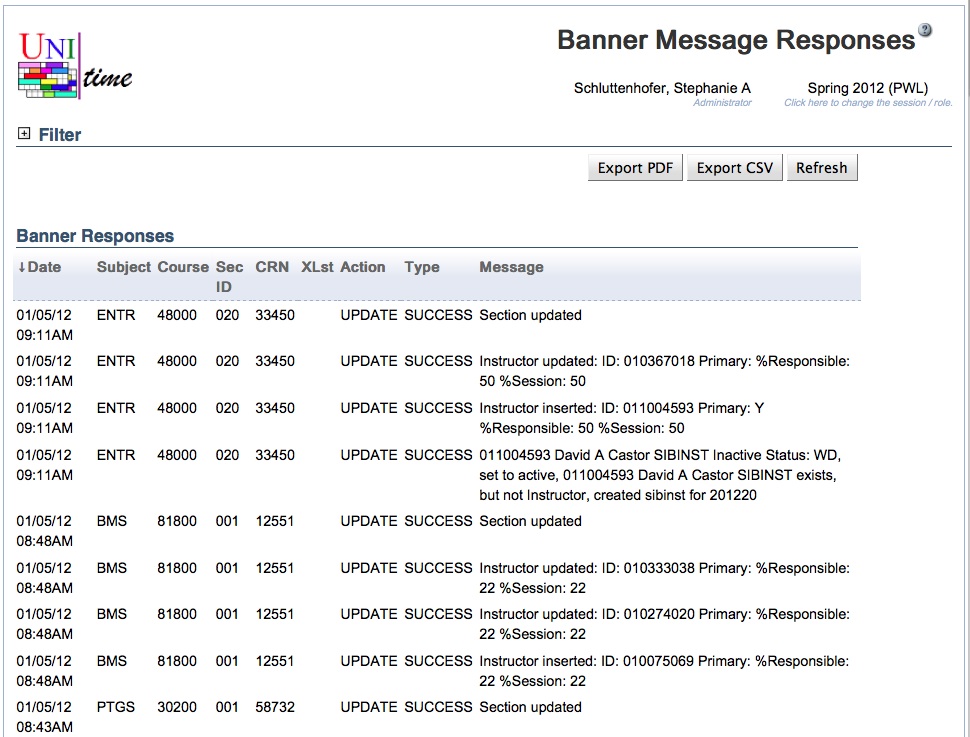 UniTime Code Checkout and Build Procedures for Using the UniTime Banner Add On