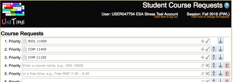 UniTime Course Requests User Manual