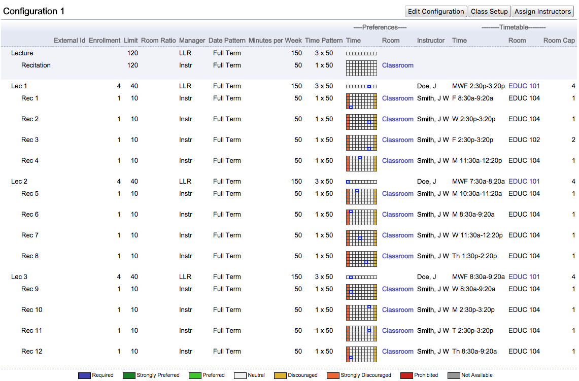 Course Timetabling Data Entry Manual