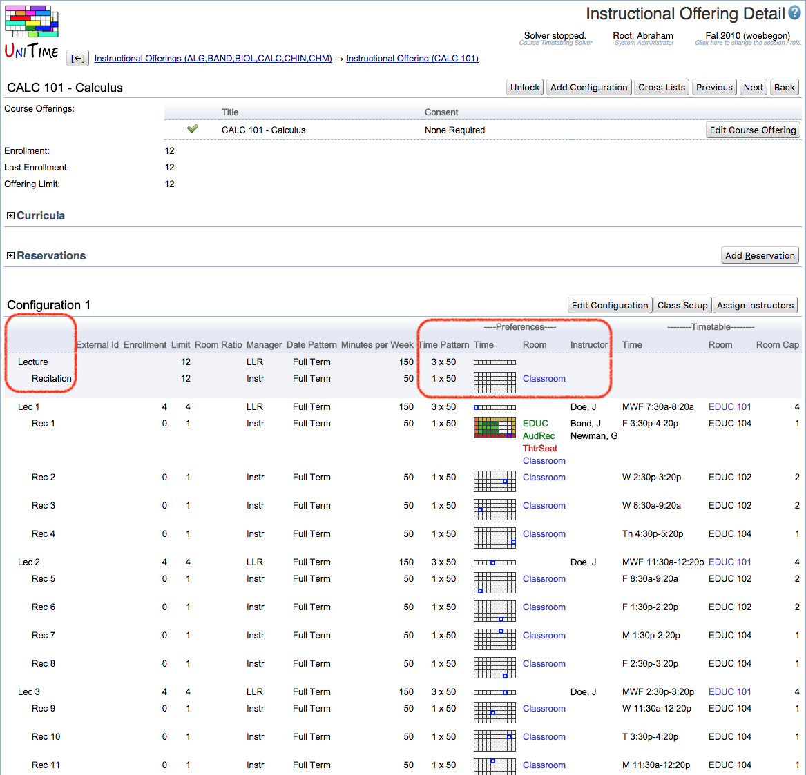 Course Timetabling Data Entry Manual