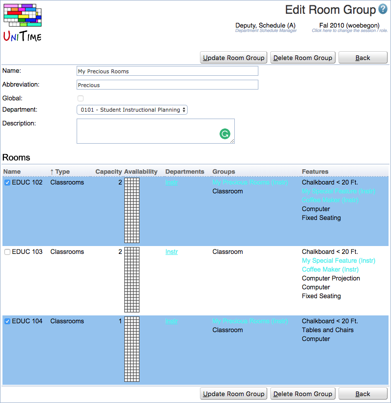 Course Timetabling Data Entry Manual