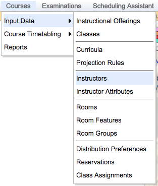 Course Timetabling Data Entry Manual