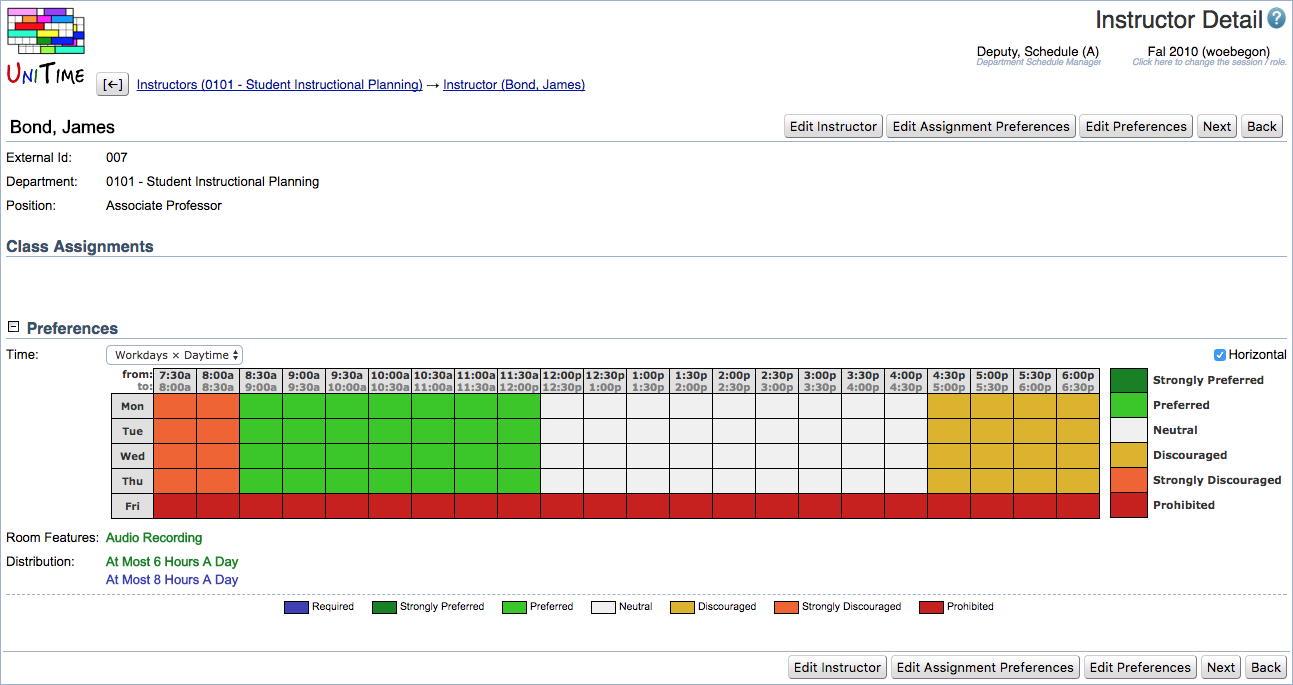 Course Timetabling Data Entry Manual