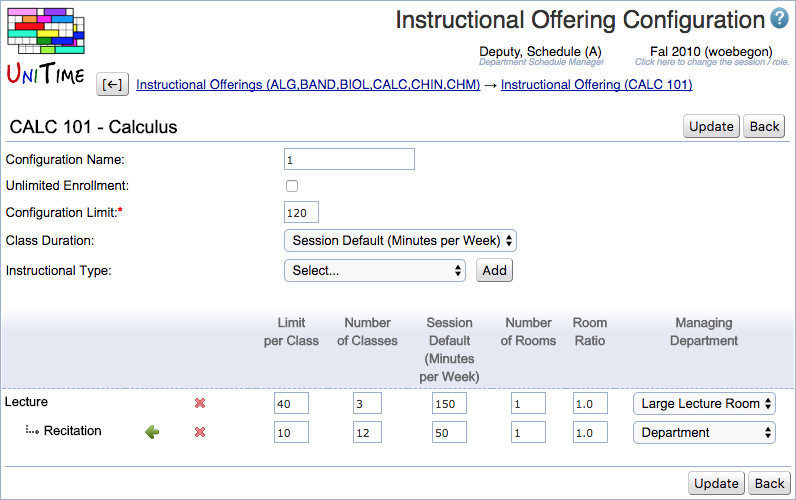 Course Timetabling Data Entry Manual