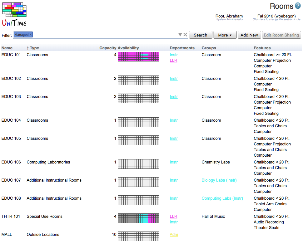 Course Timetabling Data Entry Manual