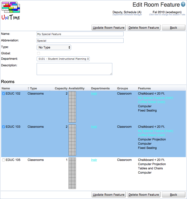 Course Timetabling Data Entry Manual