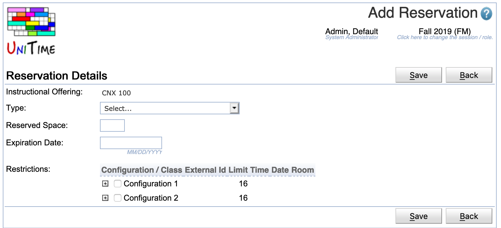 Managing Student Group Reservations