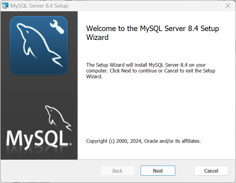 Intalling MySQL on Windows