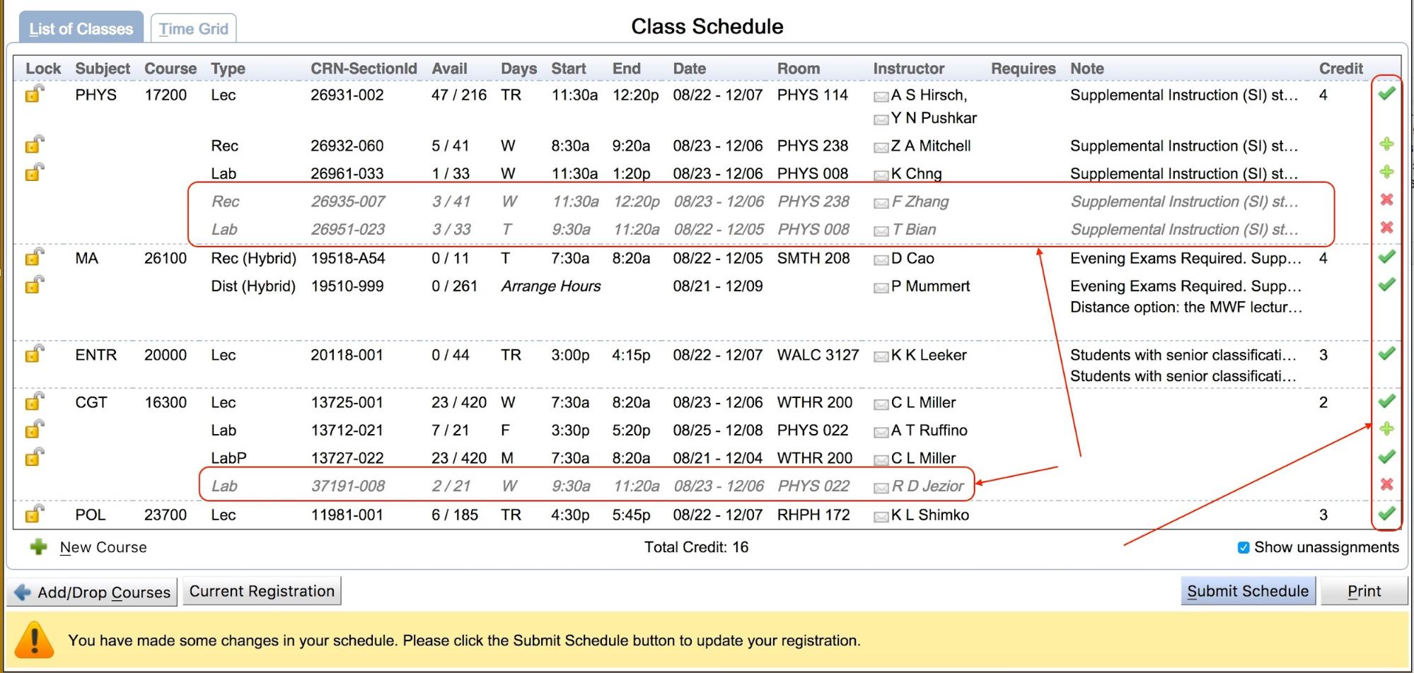 Student Scheduling Assistant