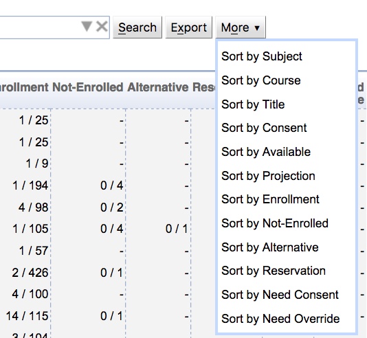 Student Scheduling Dashboard Manual