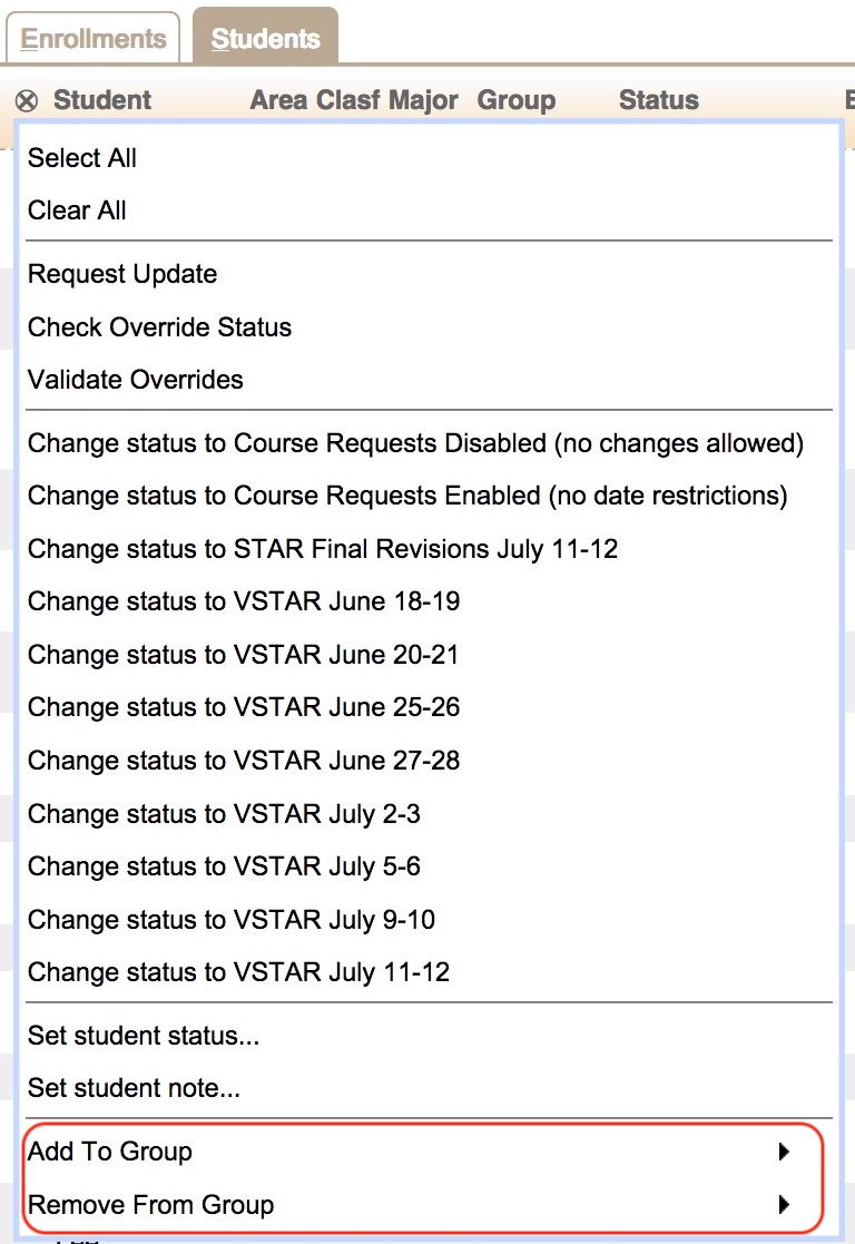 Student Scheduling Dashboard Manual