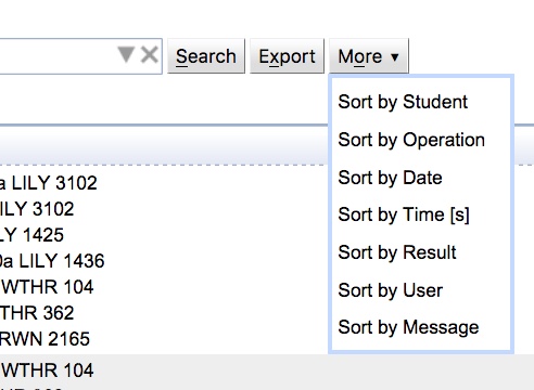 Student Scheduling Dashboard Manual