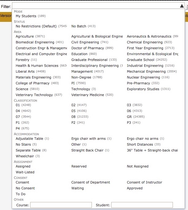 Student Scheduling Dashboard Manual